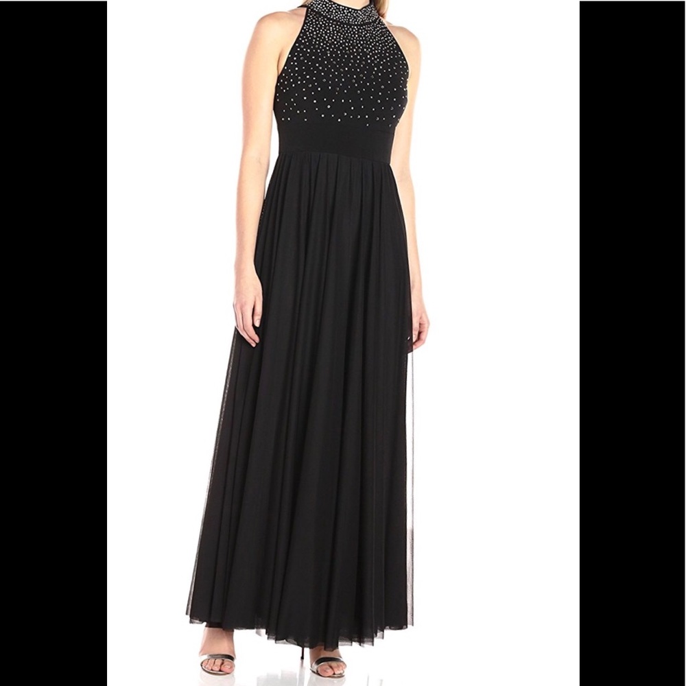 ☝Black bling bling ☝elegant dress size 10